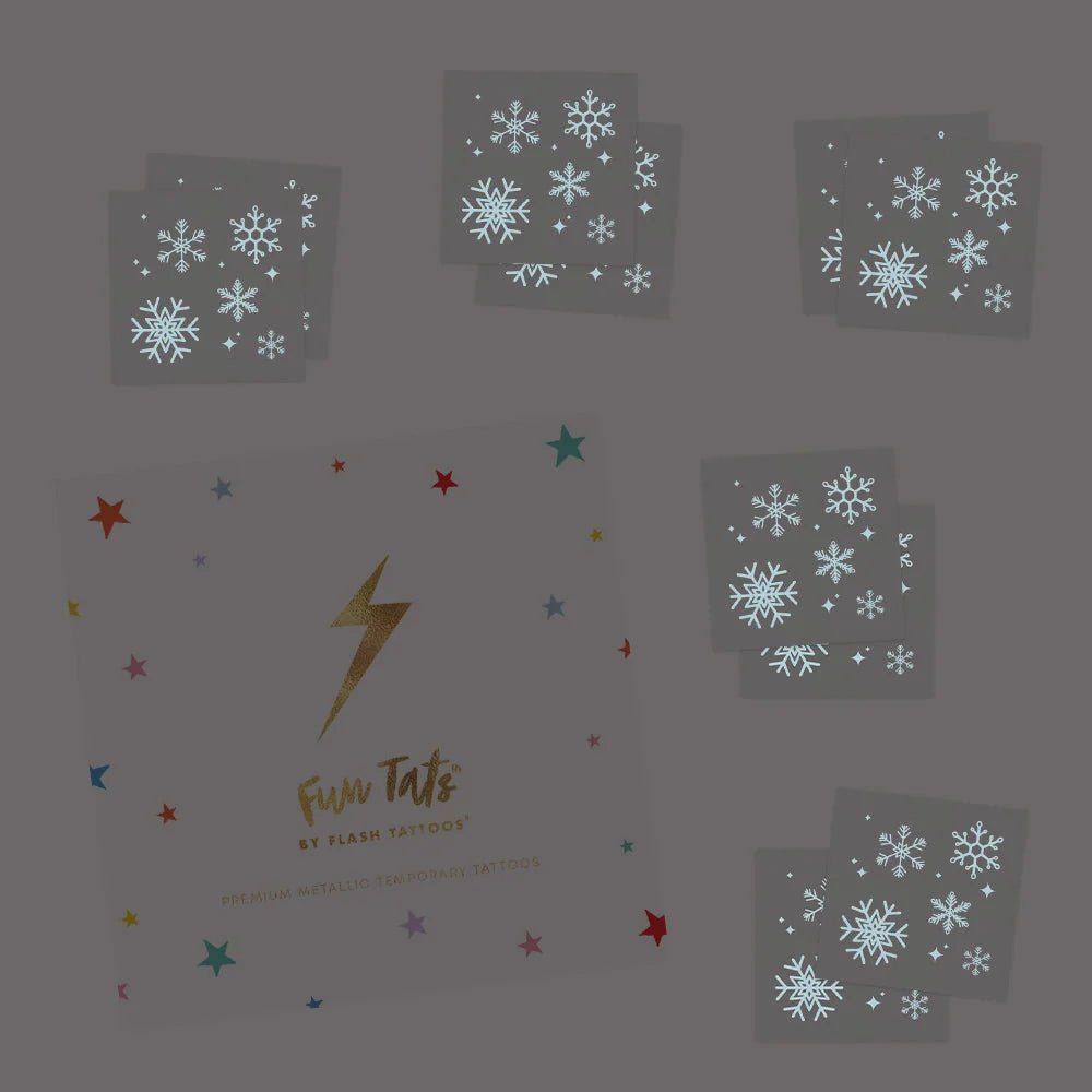 Temporary Tattoos - Glow in the Dark Snowflakes - Magnolia BabyTemporary Tattoos