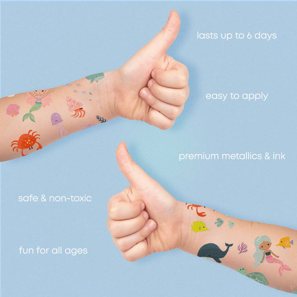 Temporary Tattoos - Ocean Creatures - Magnolia BabyTemporary Tattoos