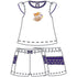 Tiger Football Applique Purple - Gold Ruffle Short Set - Magnolia BabyShort Set