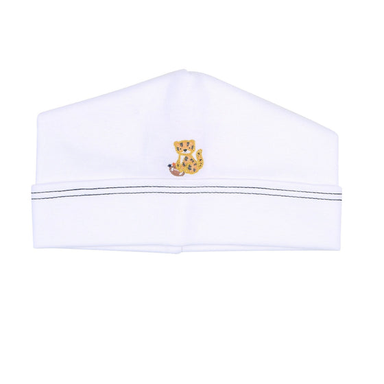 Tiger Football Navy-Orange Embroidered Hat - Magnolia BabyHat