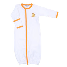  Tiger Football Orange-Purple Embroidered Converter - Magnolia BabyConverter Gown