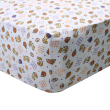 Tiger Football Orange-Purple Printed Crib Sheet - Magnolia BabyCrib Sheets