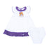 Tiger Pride Applique Dress - Purple - Magnolia BabyDress