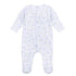 Tiny Tee Time Print Footie - Light Blue - Magnolia BabyFootie