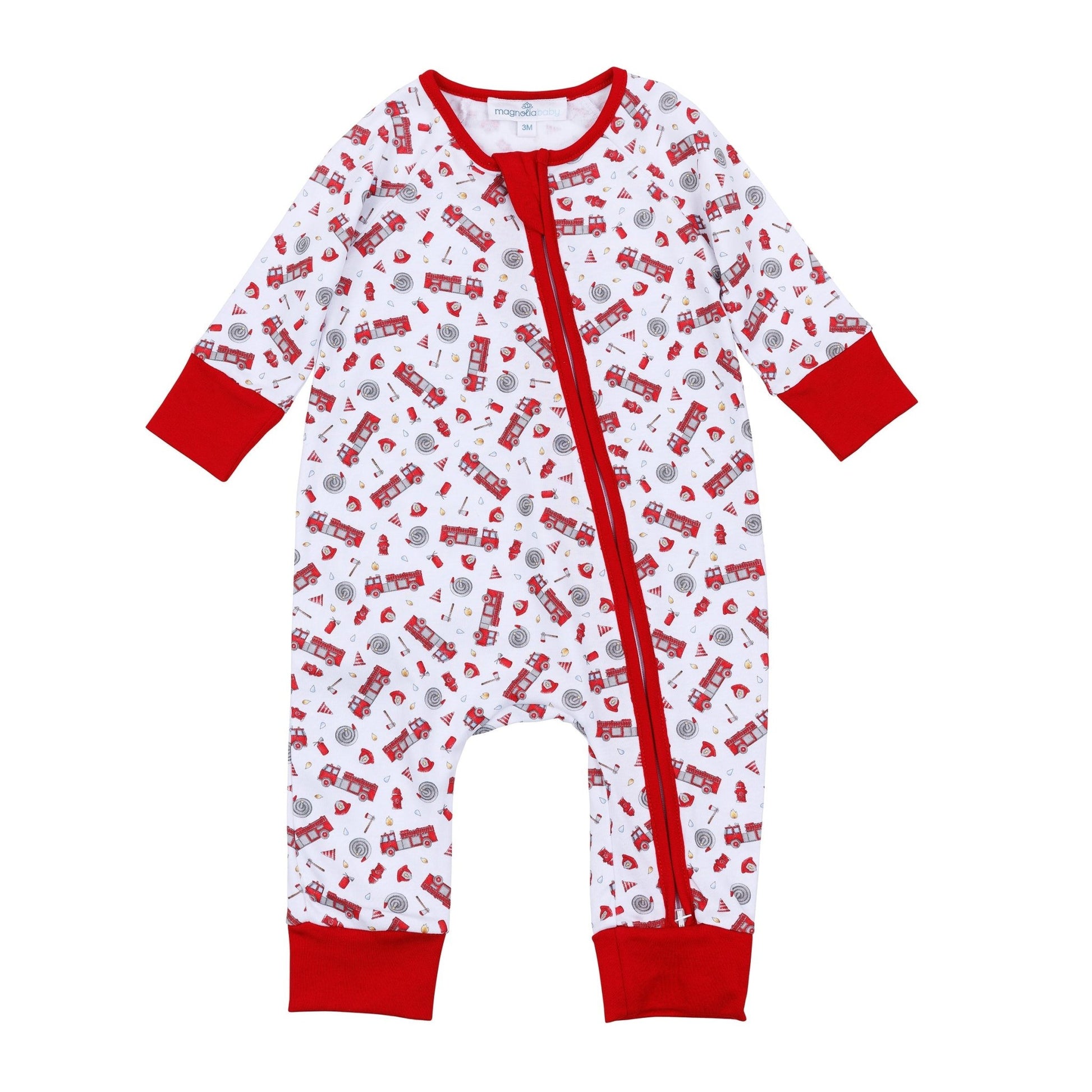 To the Rescue Print Zip Playsuit - Magnolia BabyPlaysuit