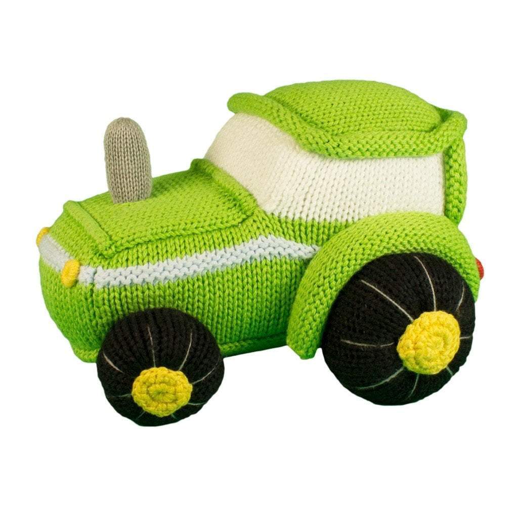 Tobey the Tractor Knit Toy - Magnolia BabySoft Toy