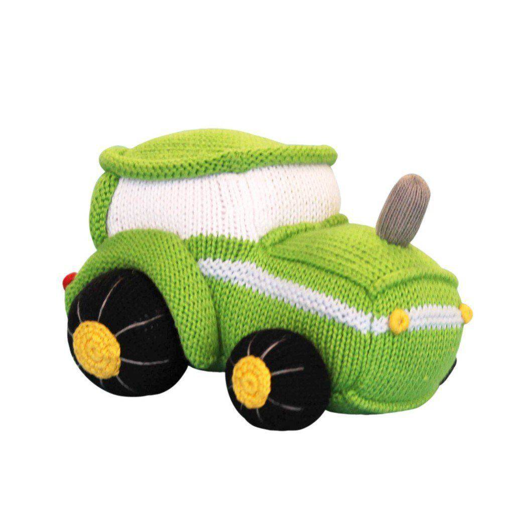 Tobey the Tractor Knit Toy - Magnolia BabySoft Toy