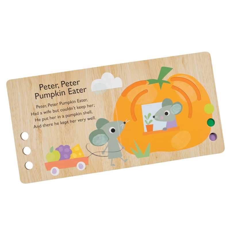 Touch and Trace Nursery Rhymes: Five Little Pumpkins - Magnolia BabyBook