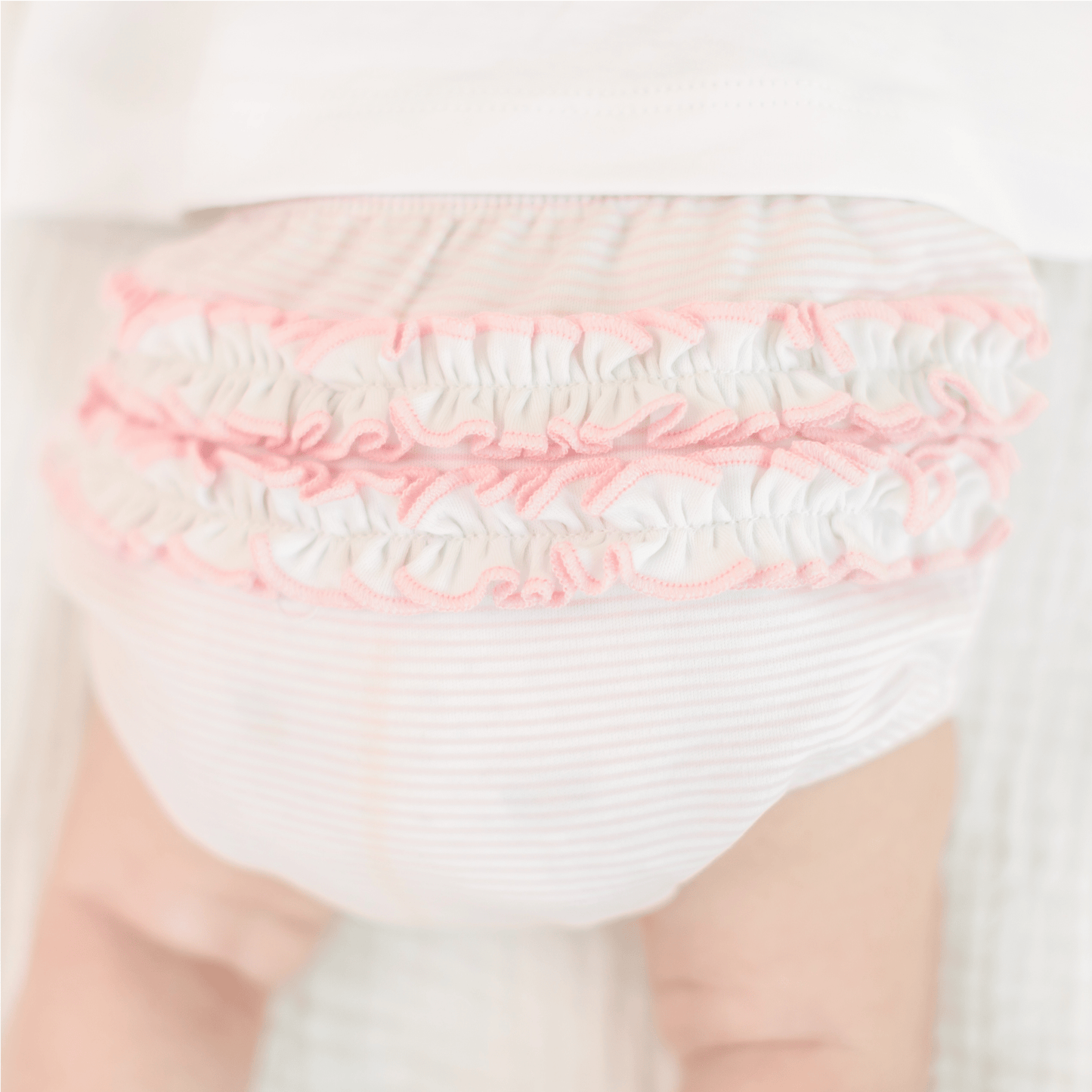 Touchdown Cutie Embroidered Ruffle Diaper Cover Set - Pink - Magnolia BabyDiaper Cover