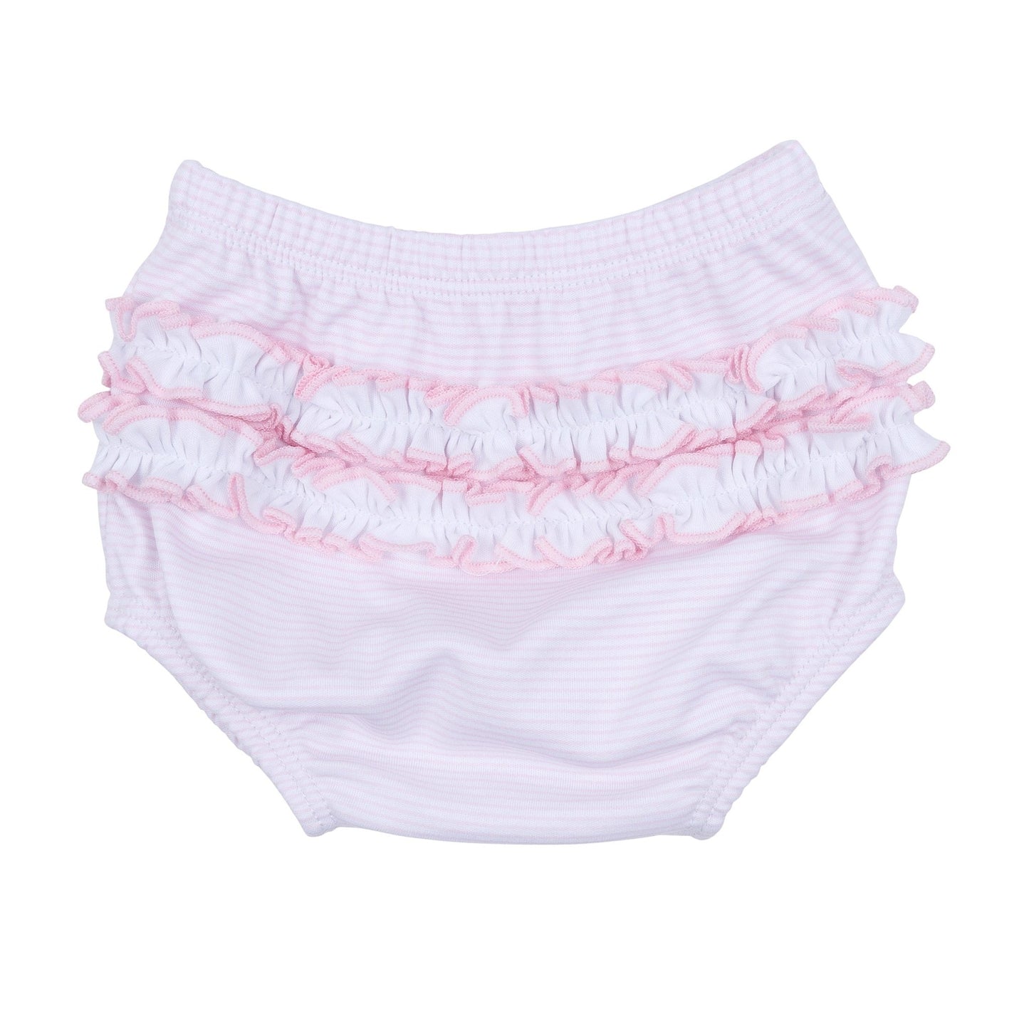 Touchdown Cutie Embroidered Ruffle Diaper Cover Set - Pink - Magnolia BabyDiaper Cover