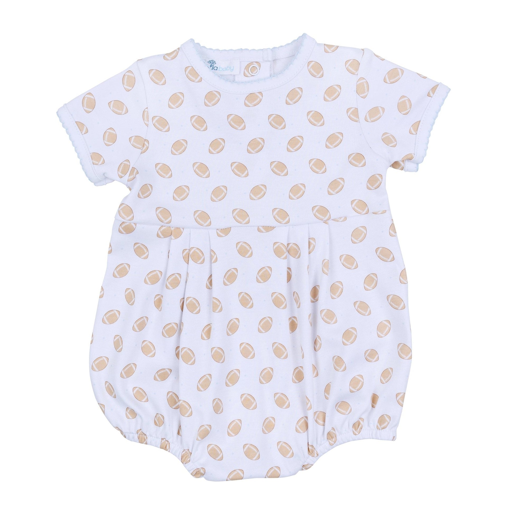 Touchdown Cutie Print Bubble - Light Blue - Magnolia BabyBubble