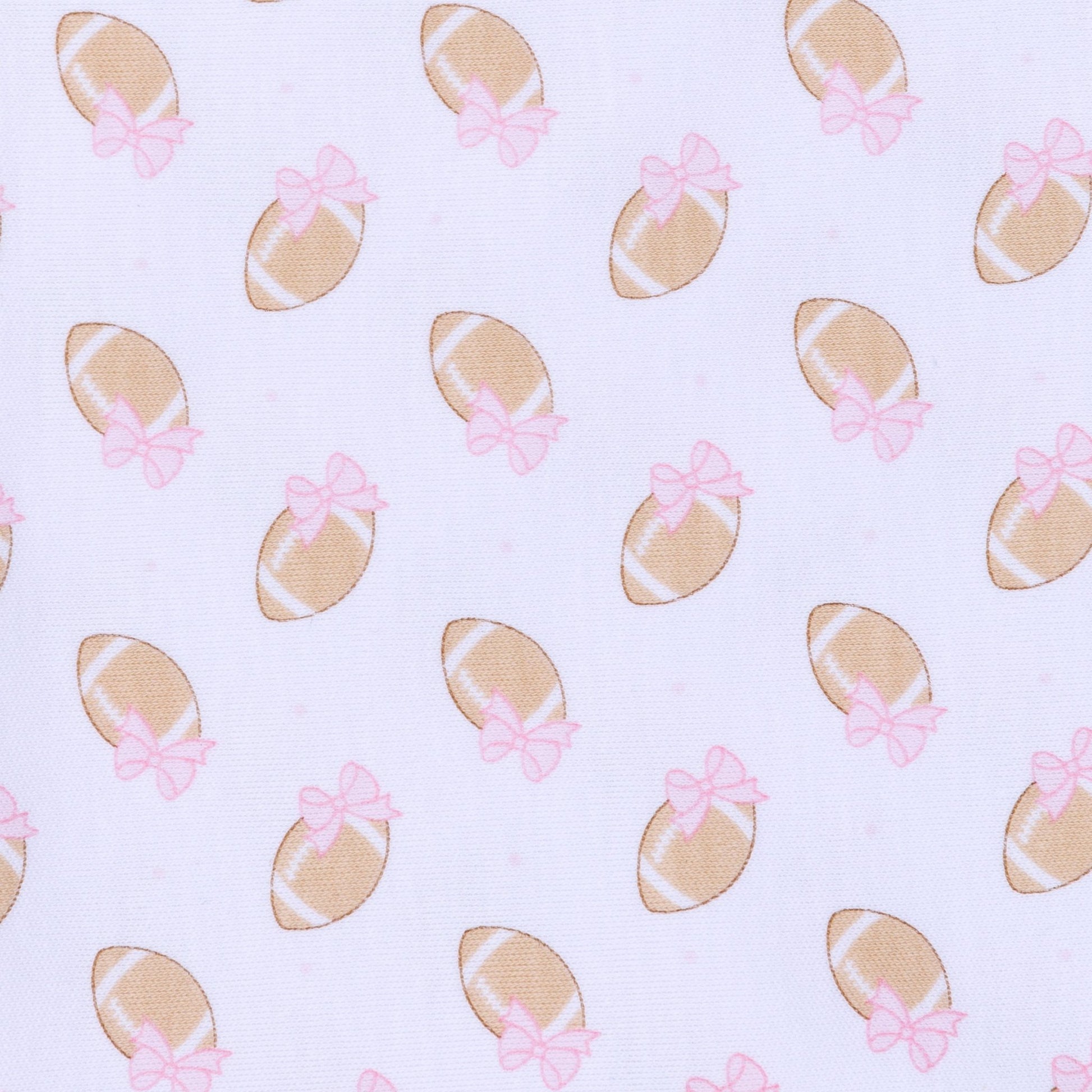 Touchdown Cutie Print Ruffle Converter - Pink - Magnolia BabyConverter Gown