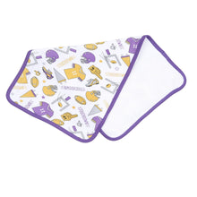  Touchdown Purple-Gold Burp Cloth - Magnolia BabyBurp Cloth