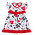 Touchdown Red-Black Dress - Magnolia BabyDress