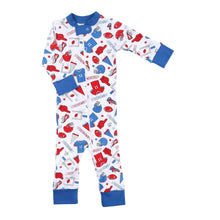 Touchdown Red Zipper Pajamas - Magnolia BabyZipper Pajamas