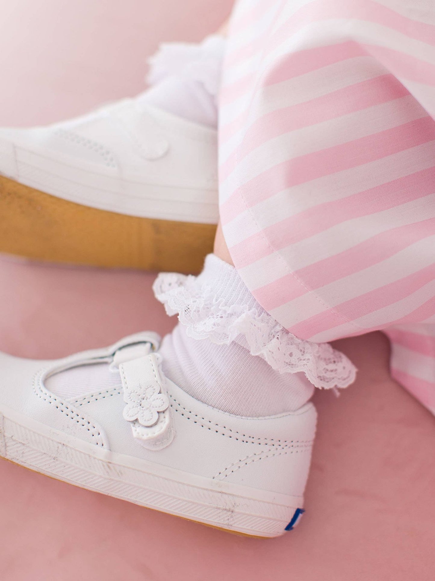 White Lace Ruffle Socks - Magnolia BabySocks