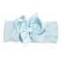 Wide Headband with 4.5" Signature Grosgrain Bow - Millennium Blue - Magnolia BabyHeadband
