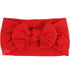 Wide Headband with Knot Bow - Red - Magnolia BabyHeadband