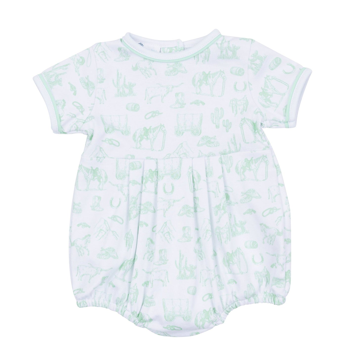 Wild West Toile Bubble - Celery - Magnolia BabyBubble