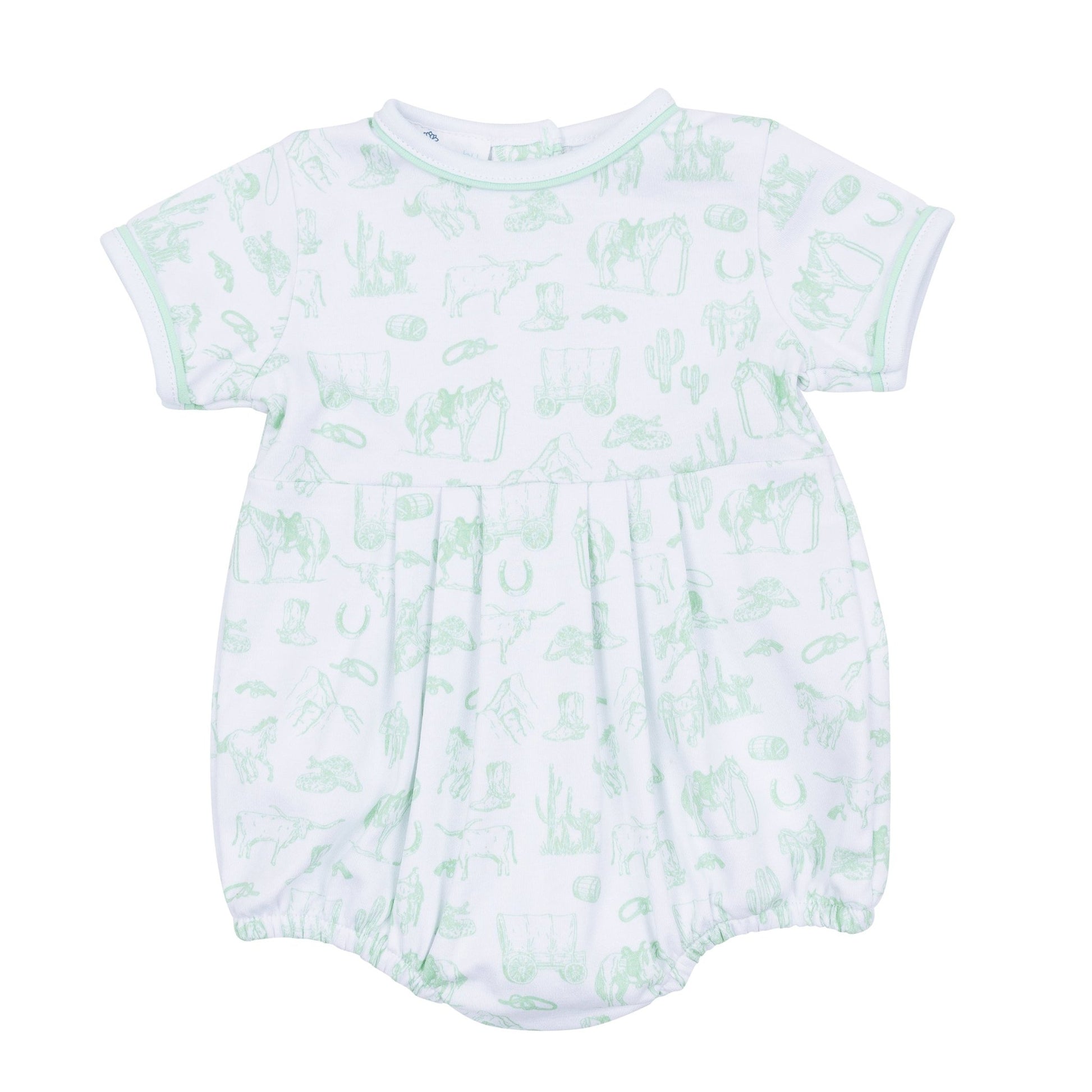 Wild West Toile Bubble - Celery - Magnolia BabyBubble