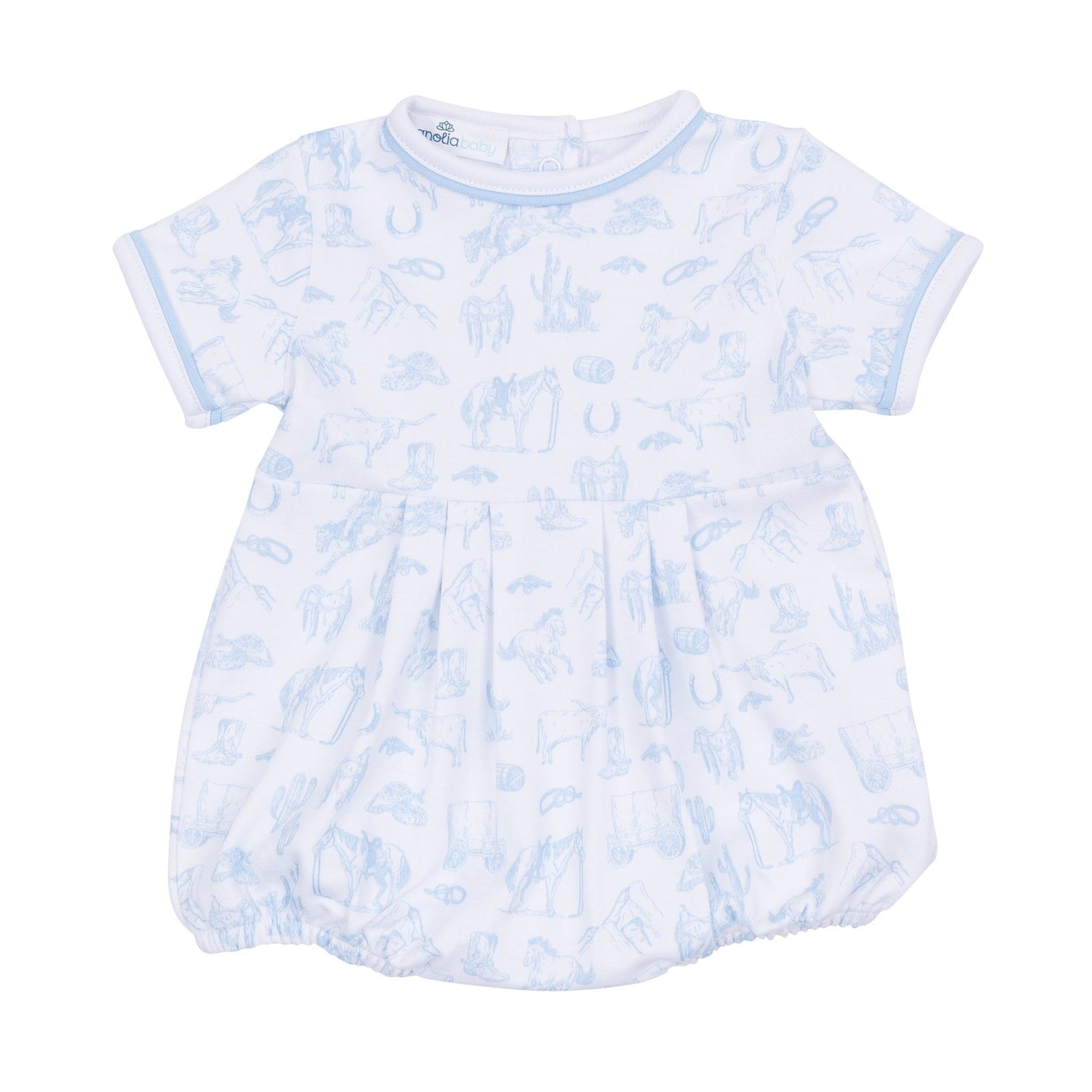 Wild West Toile Bubble - Light Blue - Magnolia BabyBubble
