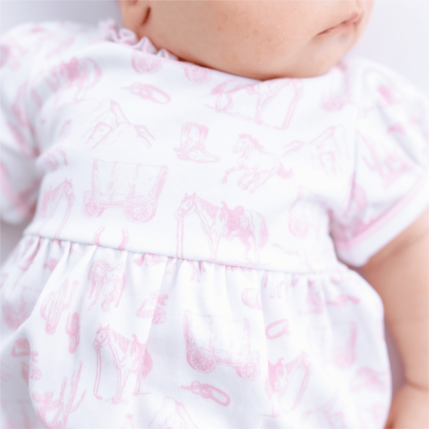 Wild West Toile Bubble - Pink - Magnolia BabyBubble