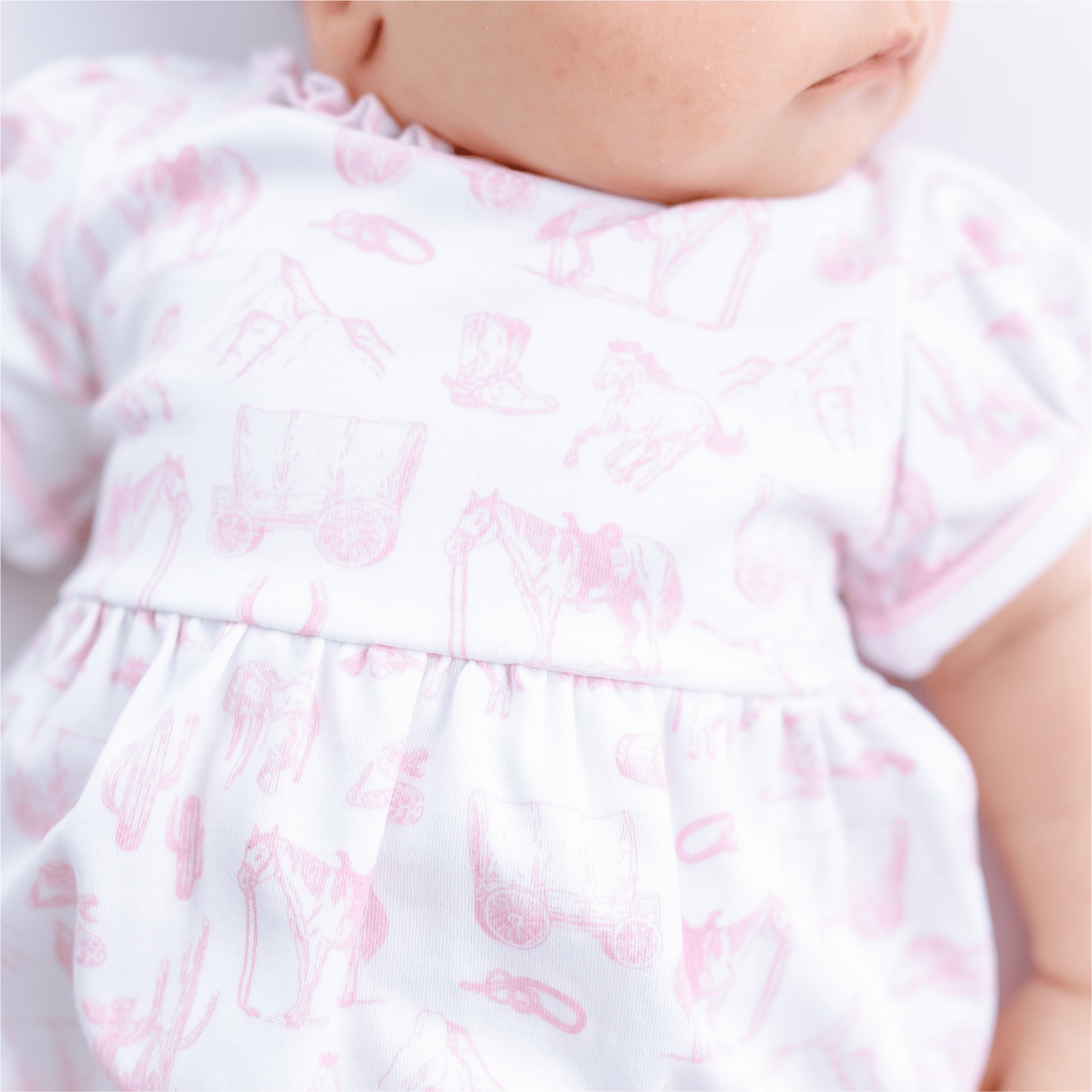 Wild West Toile Bubble - Pink - Magnolia BabyBubble