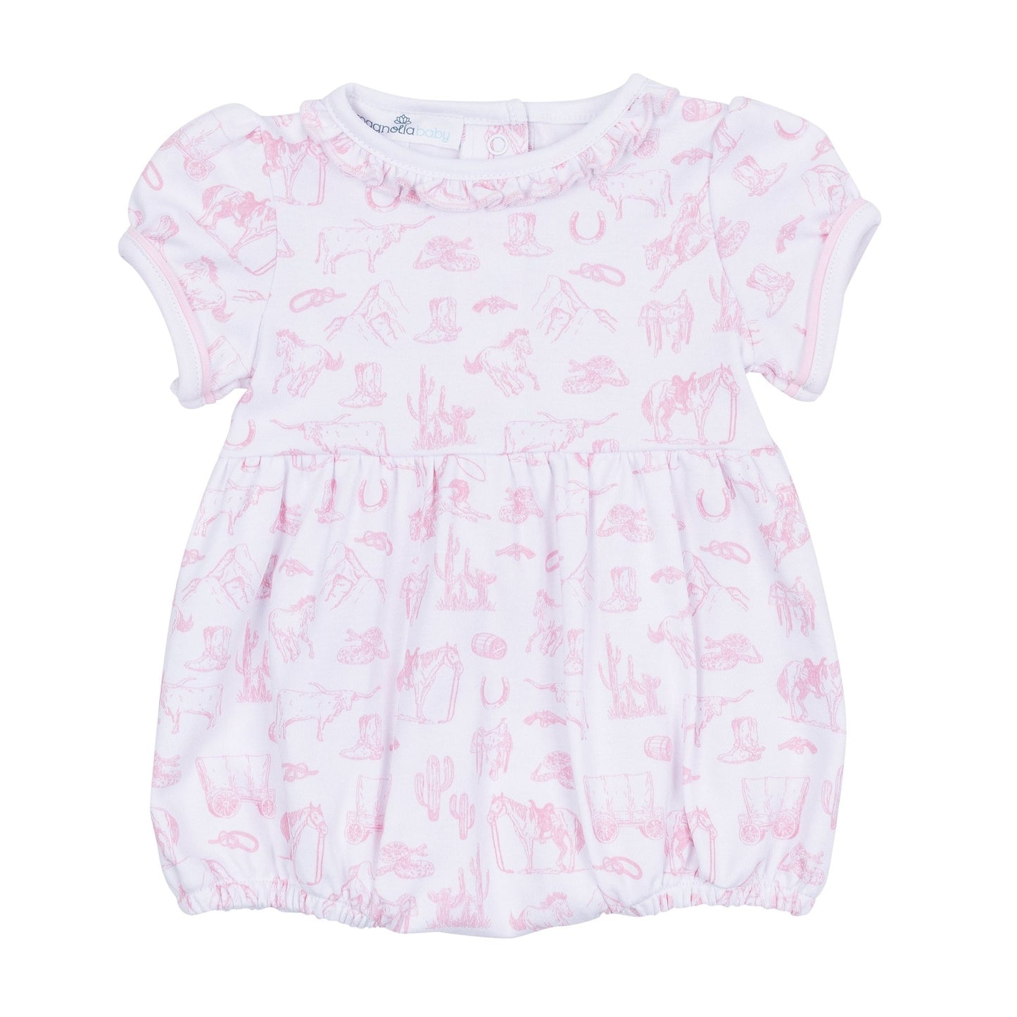 Wild West Toile Bubble - Pink - Magnolia BabyBubble