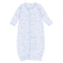 Wild West Toile Converter - Light Blue - Magnolia BabyConverter Gown