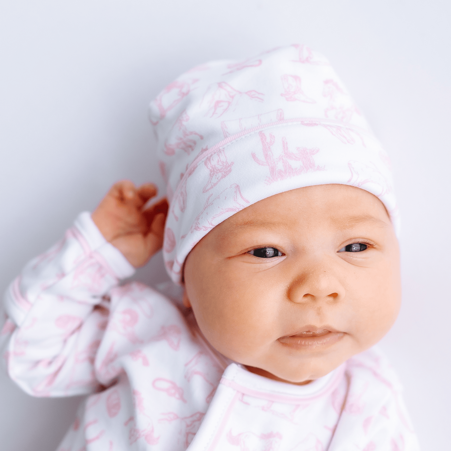 Wild West Toile Hat - Pink - Magnolia BabyHat
