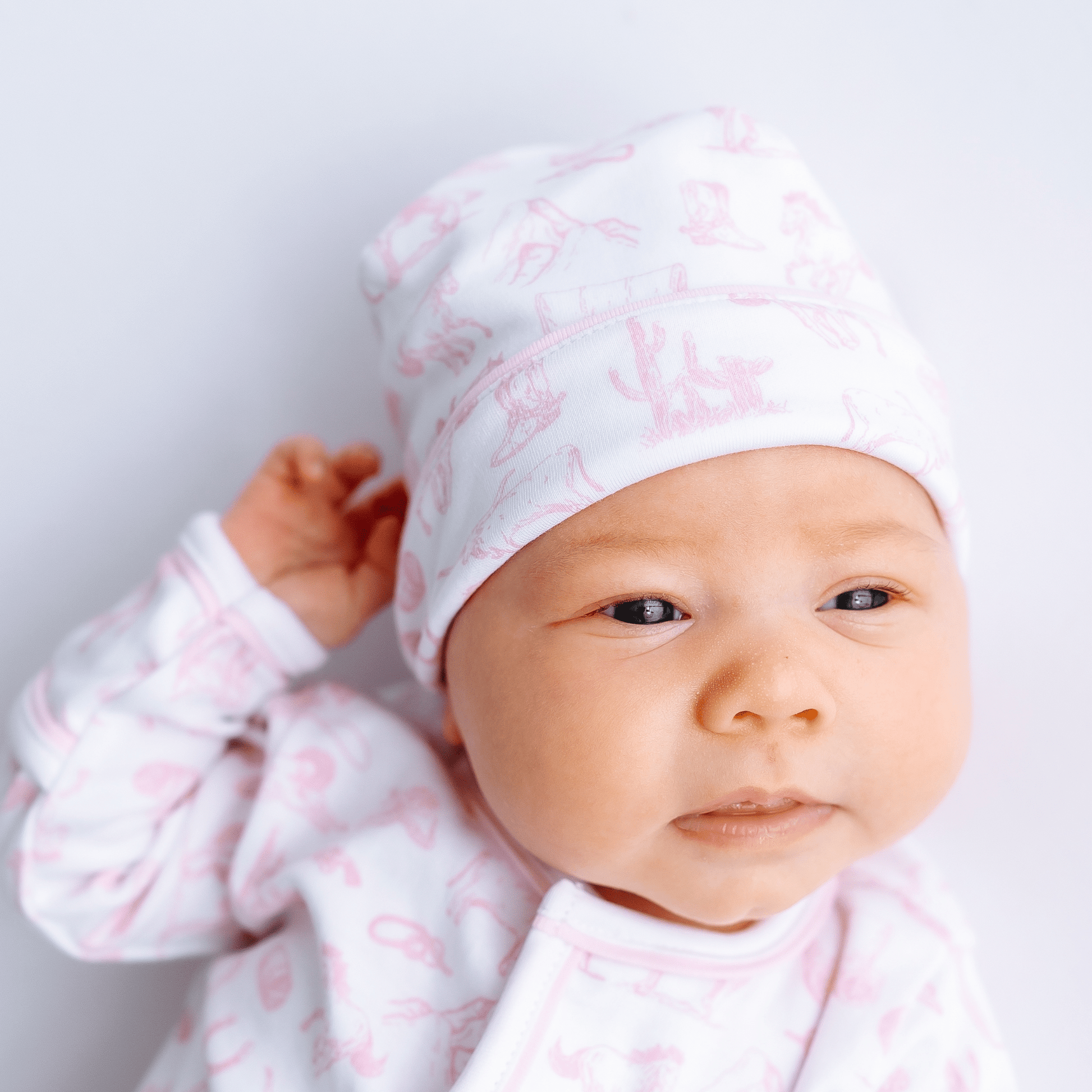 Wild West Toile Hat - Pink - Magnolia BabyHat
