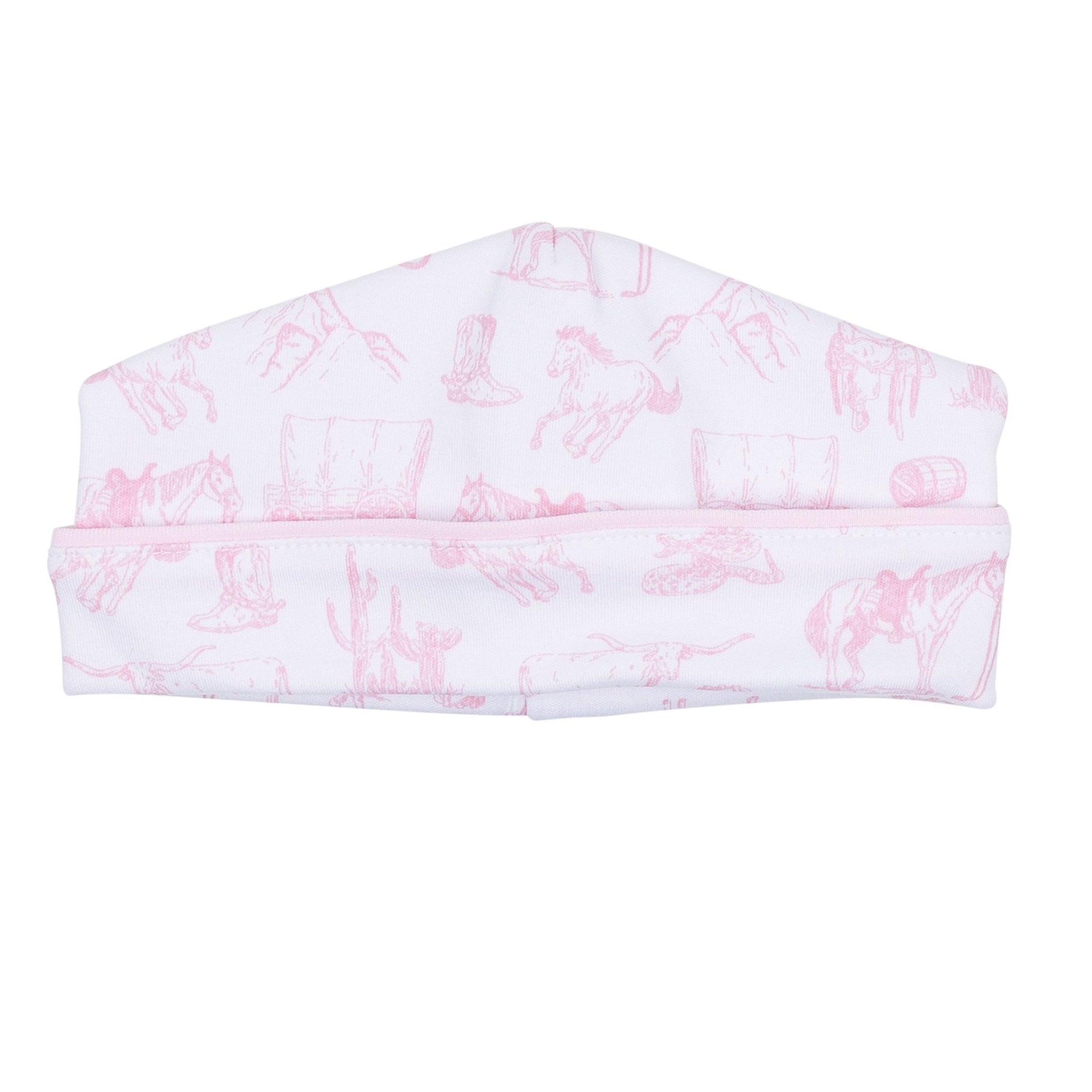 Wild West Toile Hat - Pink - Magnolia BabyHat