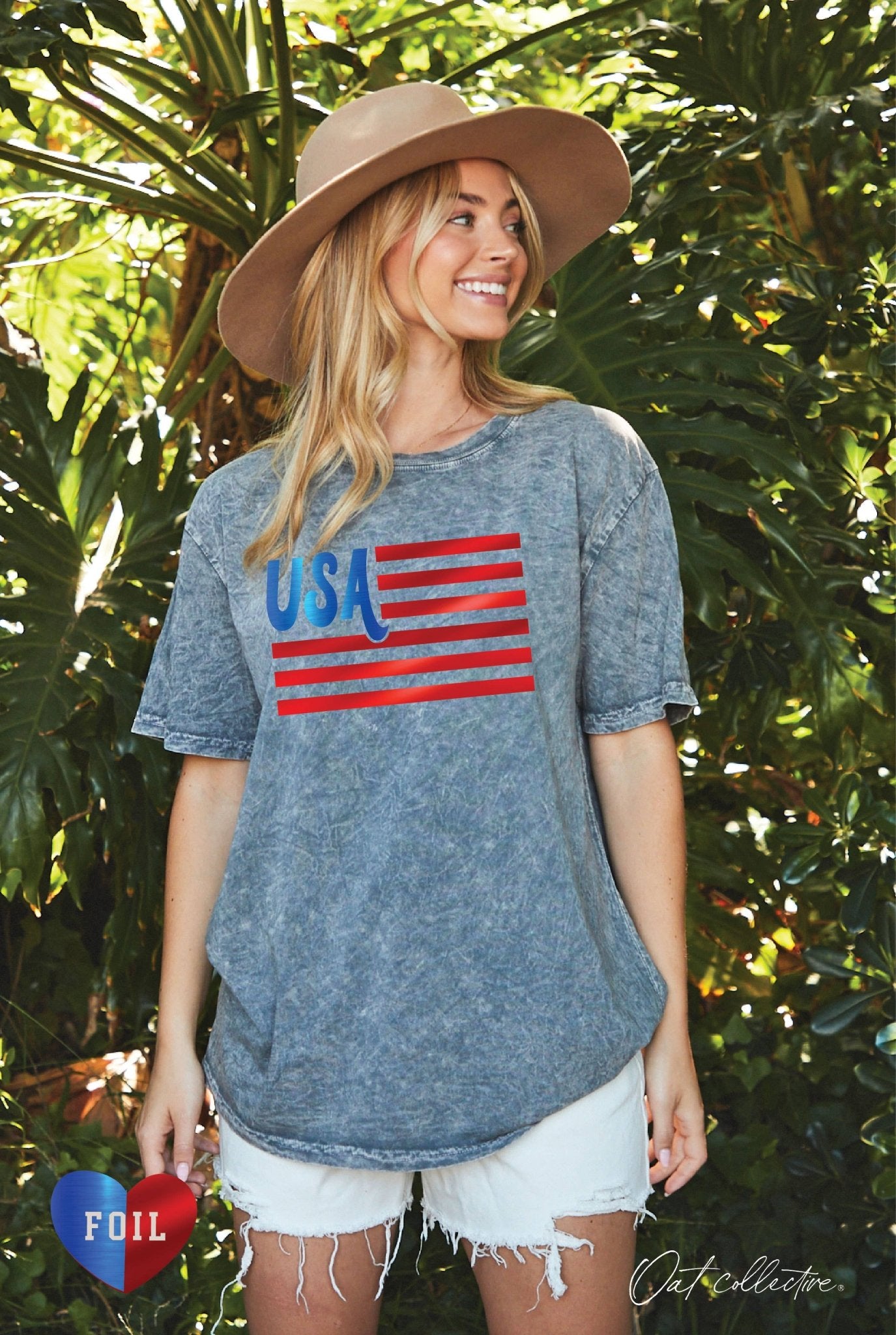 Women's Mineral Tee - USA - Magnolia BabyWomen Top
