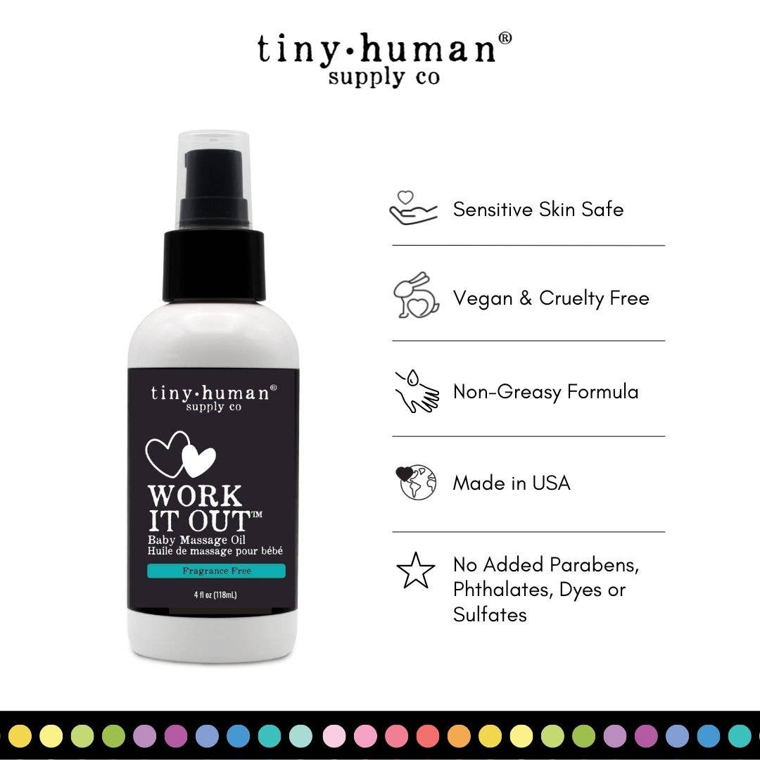 Work it Out Baby Massage Oil - Magnolia BabySkin Care
