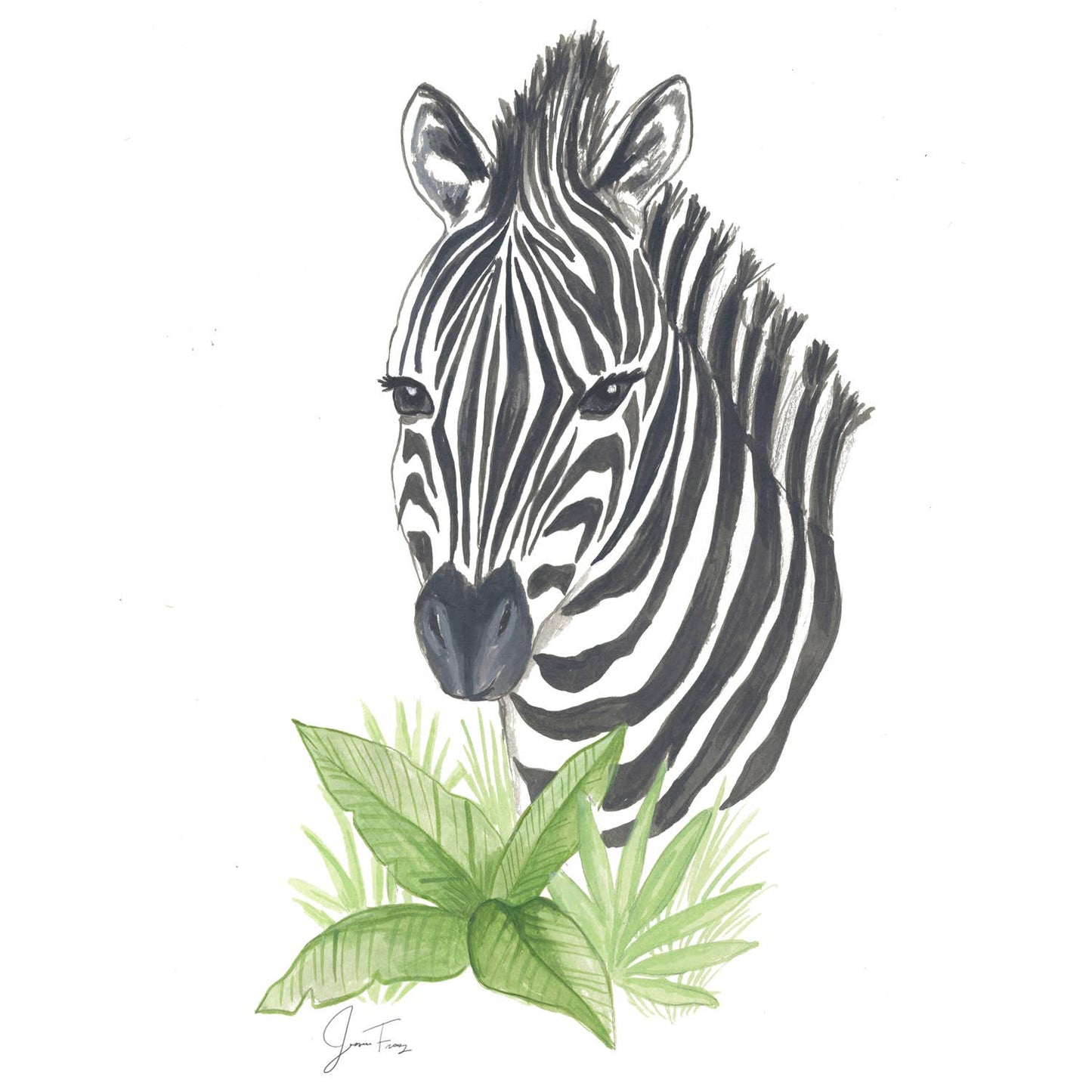 Zebra Art Print - Magnolia BabyWall Art