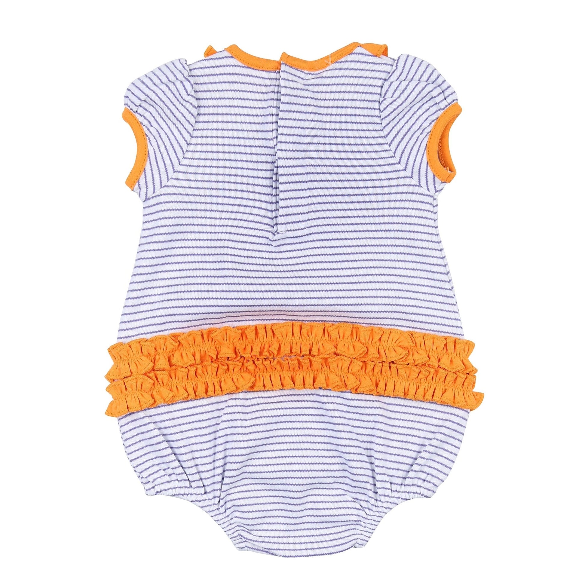 Boonicorn Combo Ruffle Short Sleeve Bubble - Magnolia BabyBubble