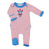 Little Firecracker Applique Ruffle Lap Footie - Magnolia BabyFootie