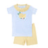 Lovely Lemons Applique Ruffle Short Pajamas - Magnolia BabyShort Pajamas