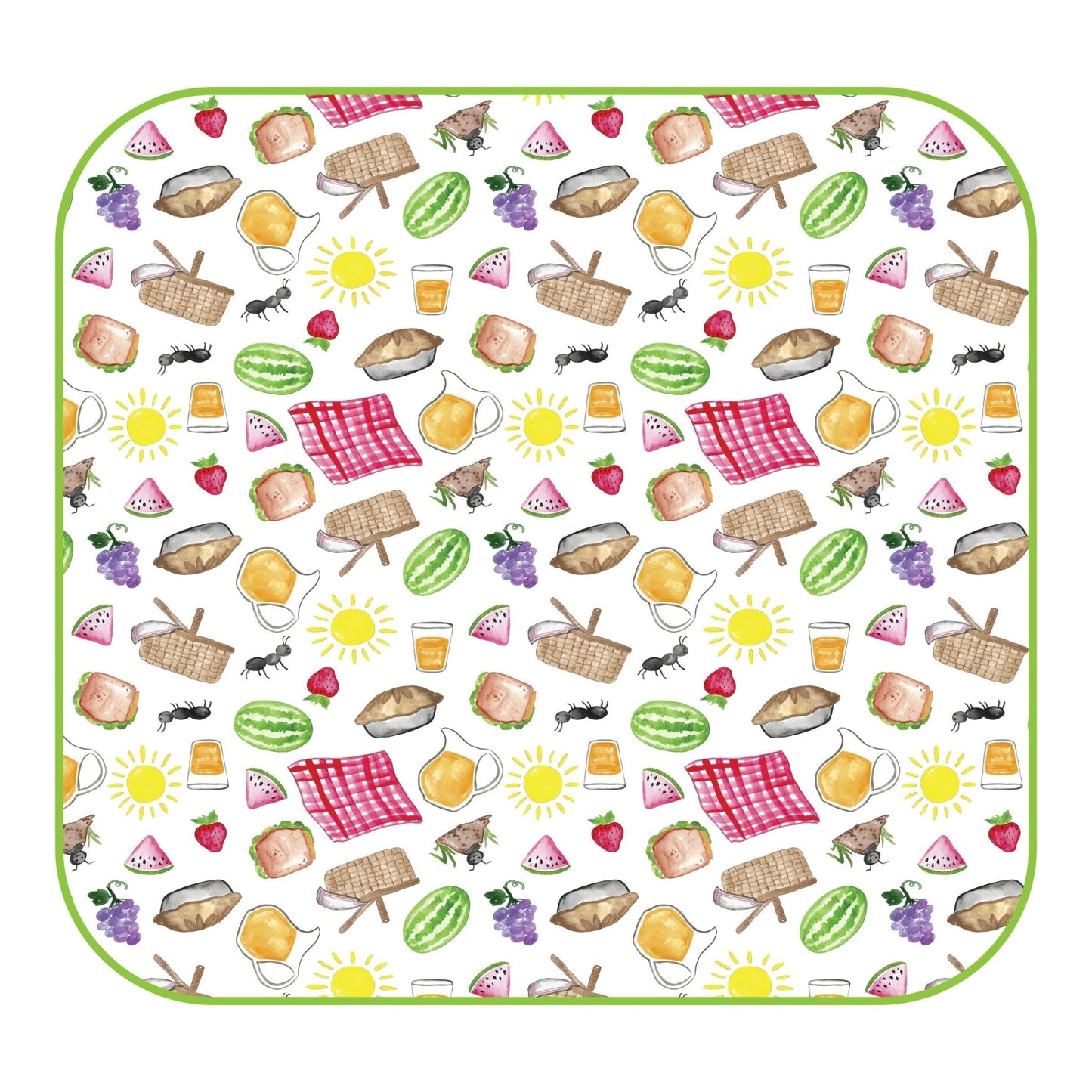 Picnic Time Print Swaddle Blanket - Magnolia BabySwaddle Blanket