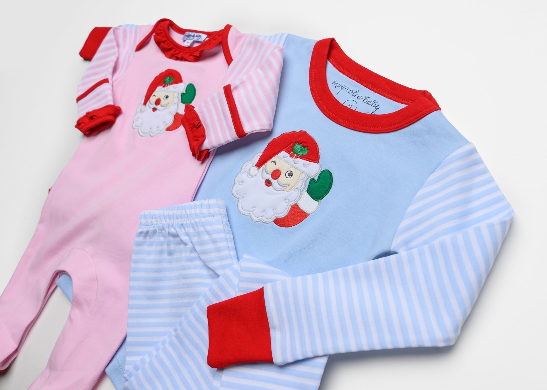 Winking Santa Applique - Magnolia Baby