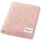 100% Organic Cotton Pointelle Swaddle Receiving Baby Blanket: Ballet Slipper