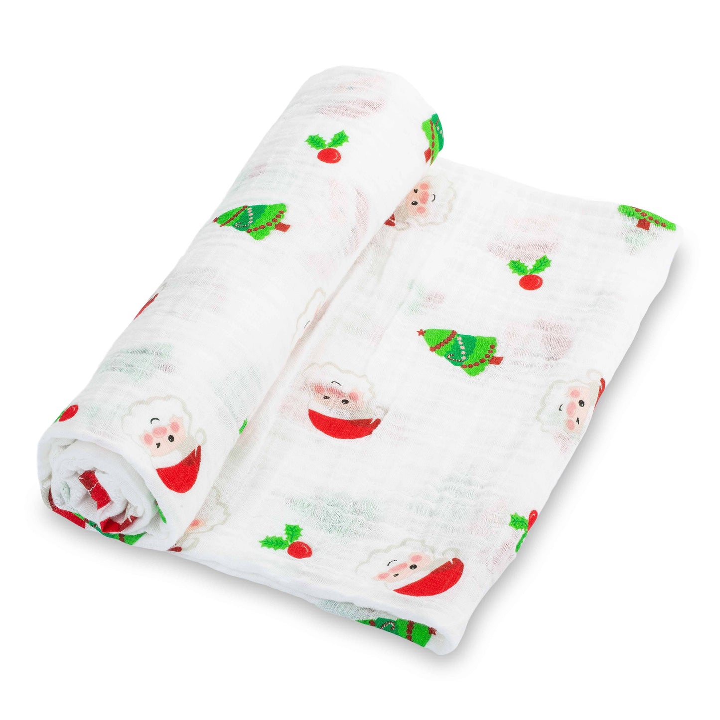 Baby Muslin Swaddle Blanket - Santa Claus Christmas