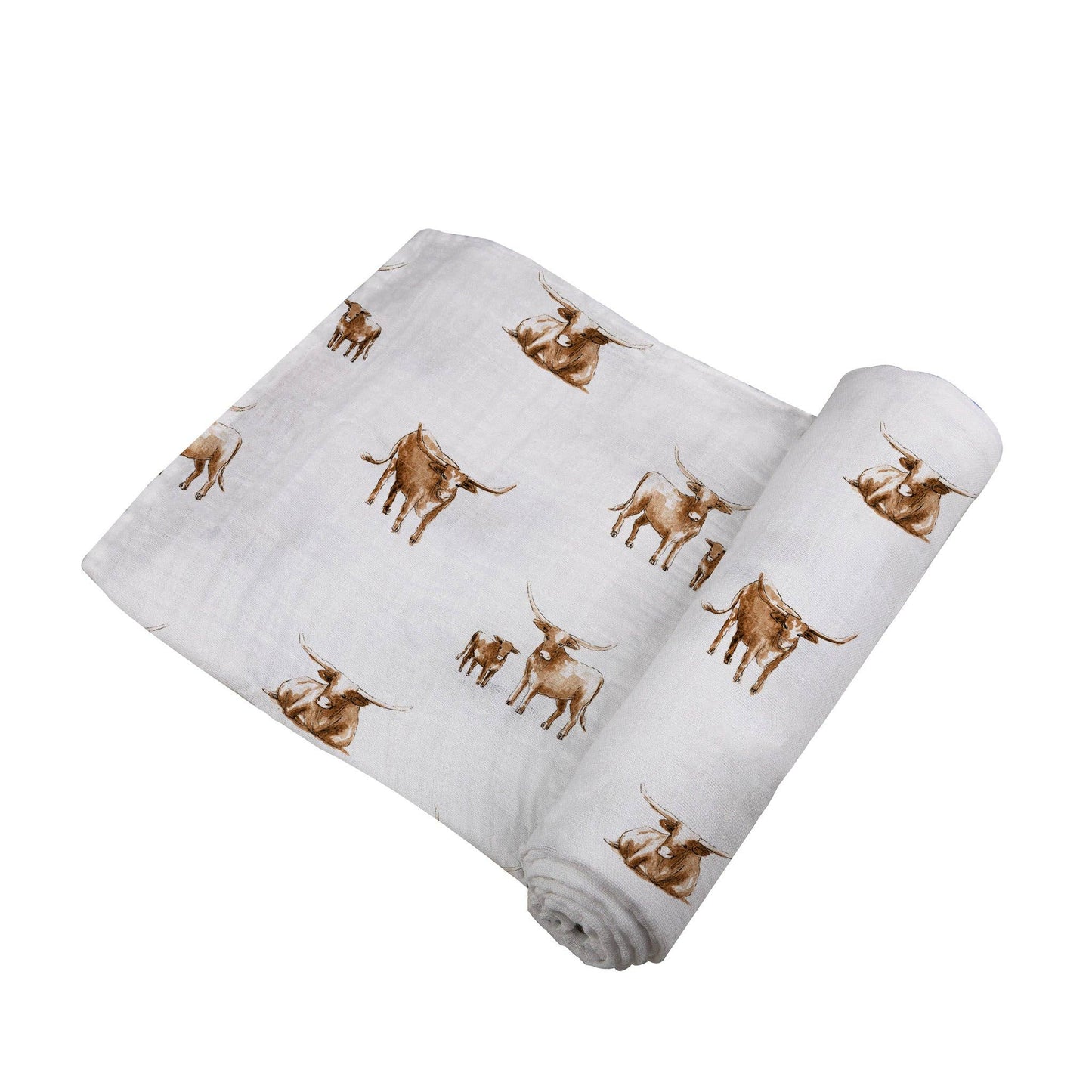 Longhorn Swaddle Blanket