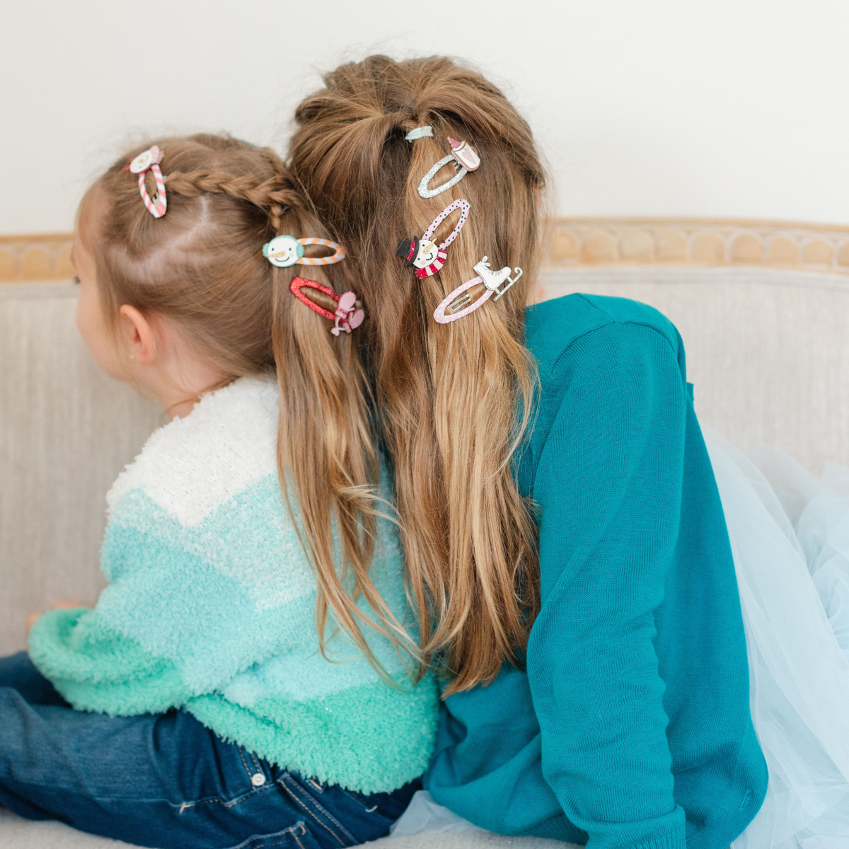 Blizzard Buddies Snowman Hair Clip - Set of 4
