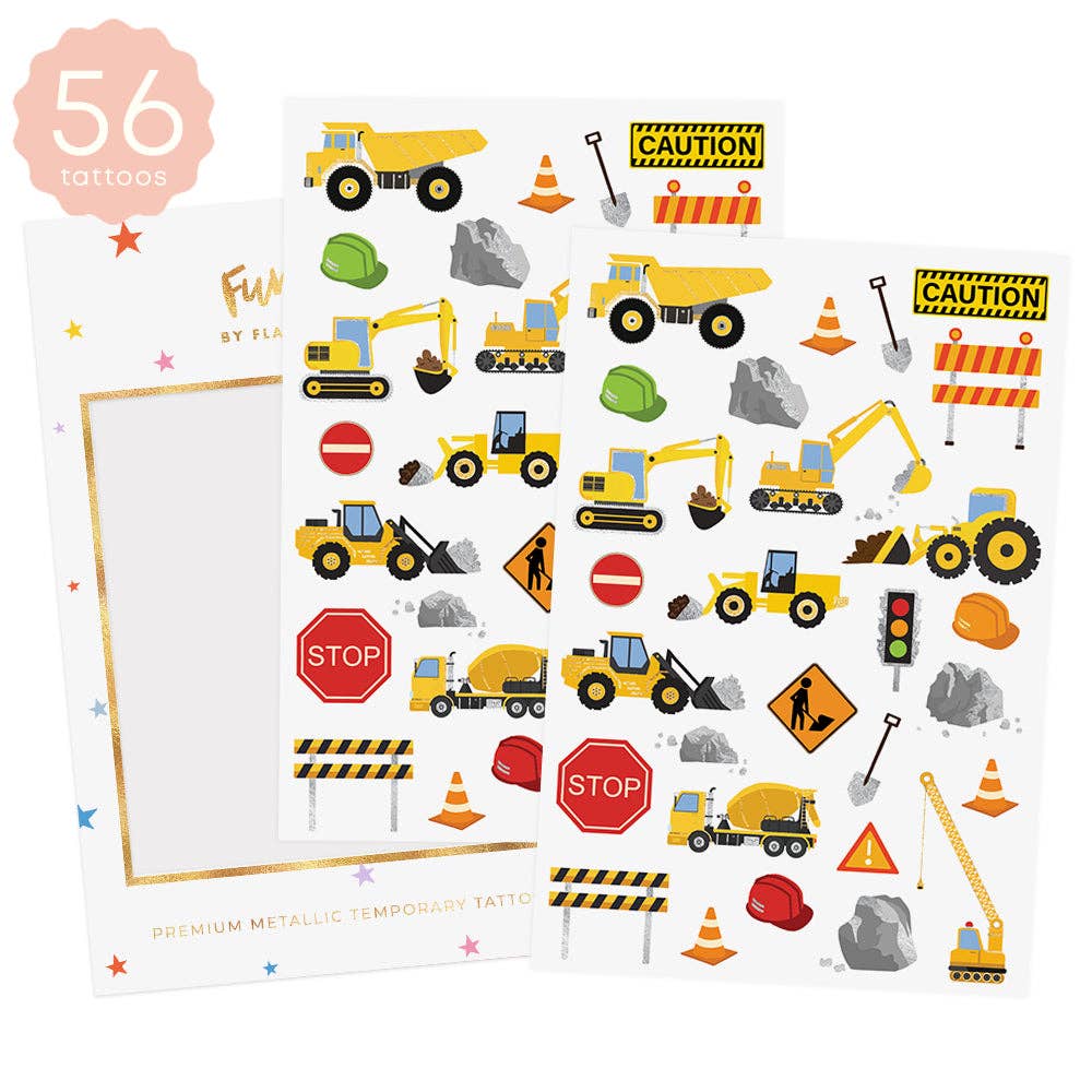 Temporary Tattoos - Metallic Construction