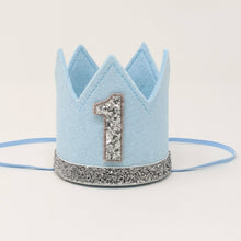  Light Blue Birthday Crown