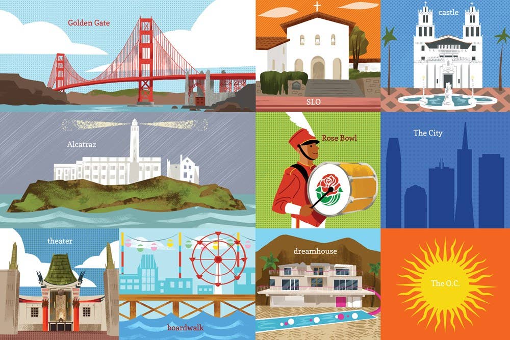 100 First Words for Little Californians - Magnolia BabyBook