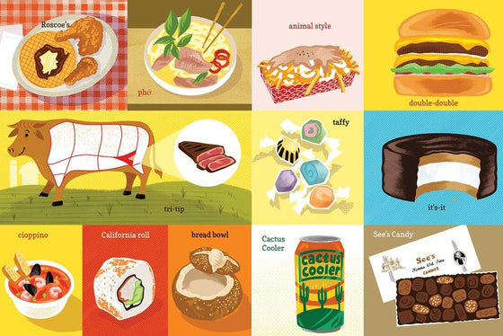 100 First Words for Little Californians - Magnolia BabyBook