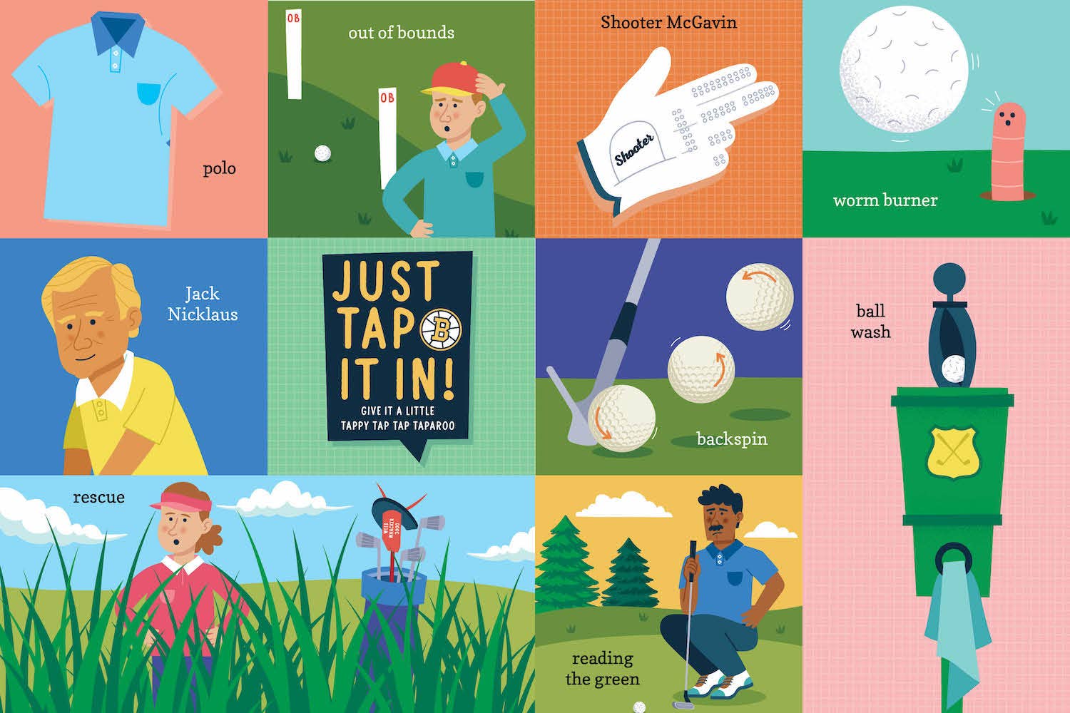 100 First Words for Little Golfers - Magnolia BabyBook