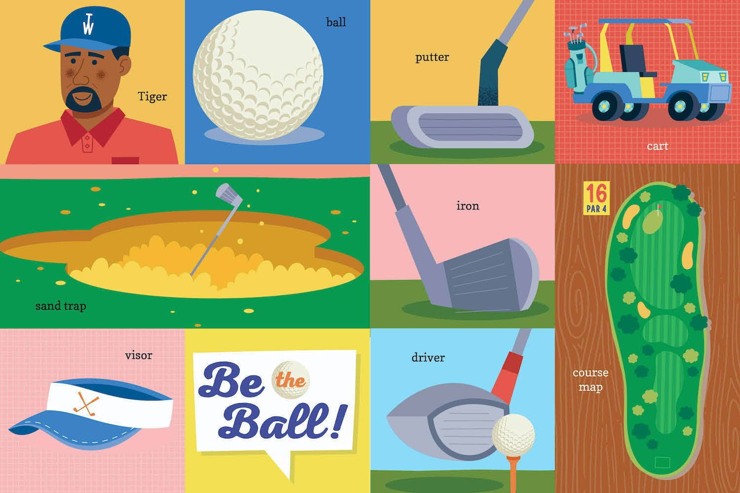 100 First Words for Little Golfers - Magnolia BabyBook
